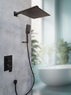 Душевая система AltroBagno Lamberto 040105 NeOp черный матовый